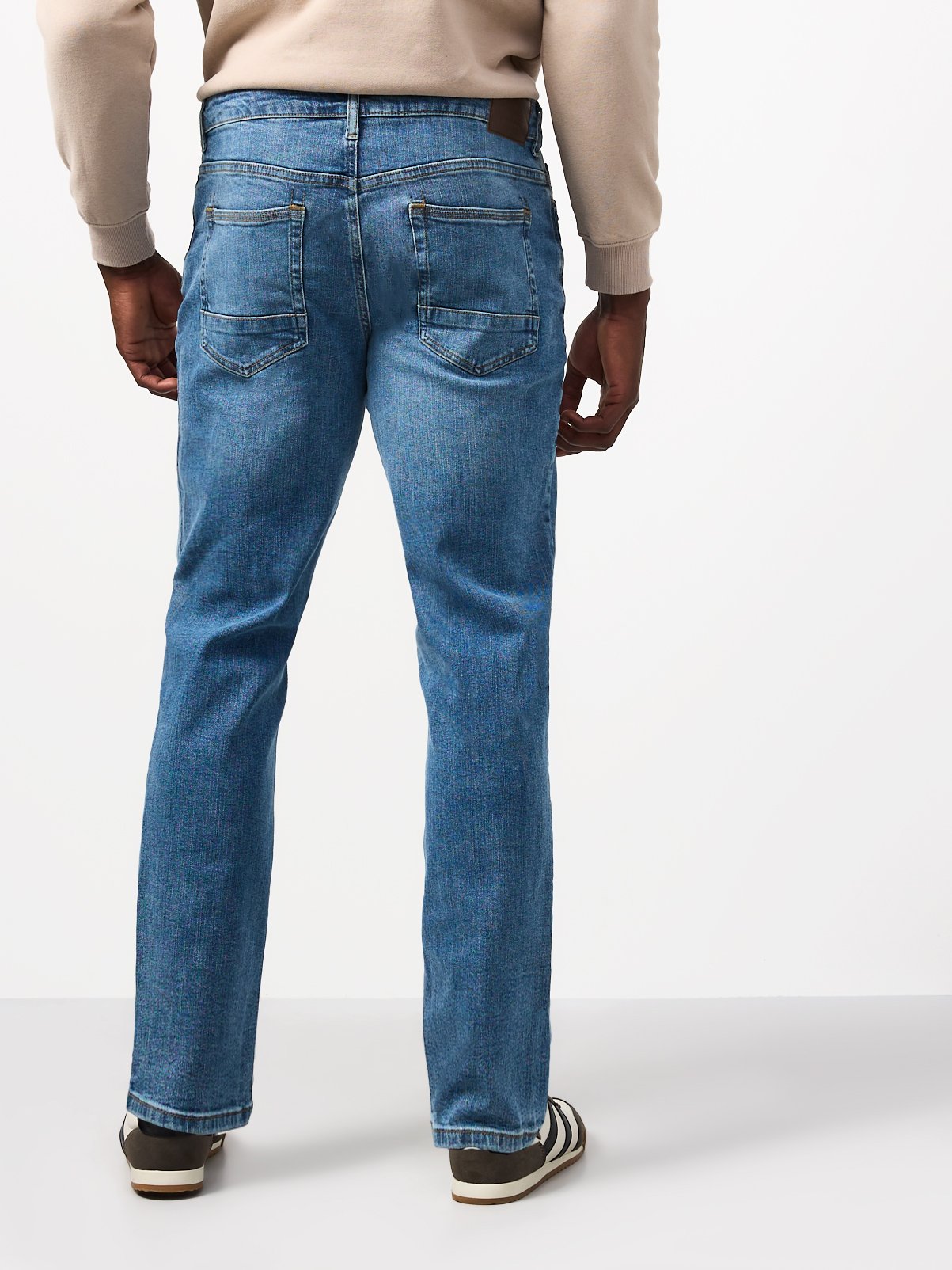 Mid Denim Slim Leg Jeans 32S - Image 5 thumbnail
